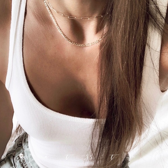 Sparkle Shimmer Chain Link Necklace - Picture 9 of 16